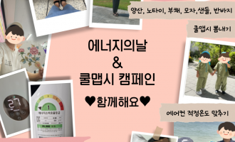 지속가능한 청주 에너지의 날& 쿨맵시 온라인 캠페인